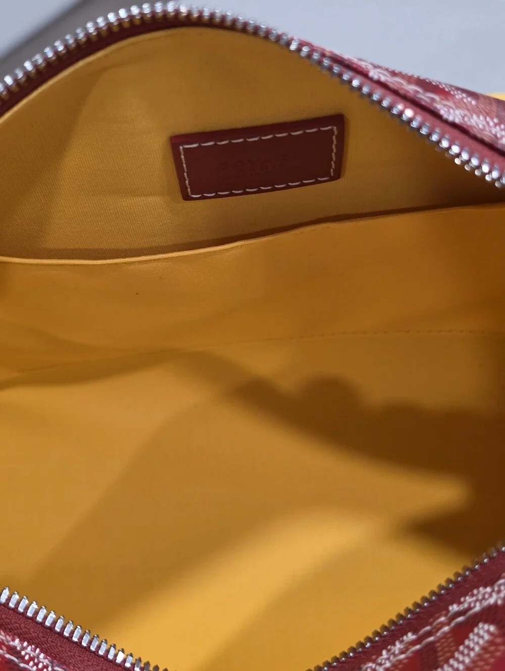 Goyard Red Toiletry Pouch